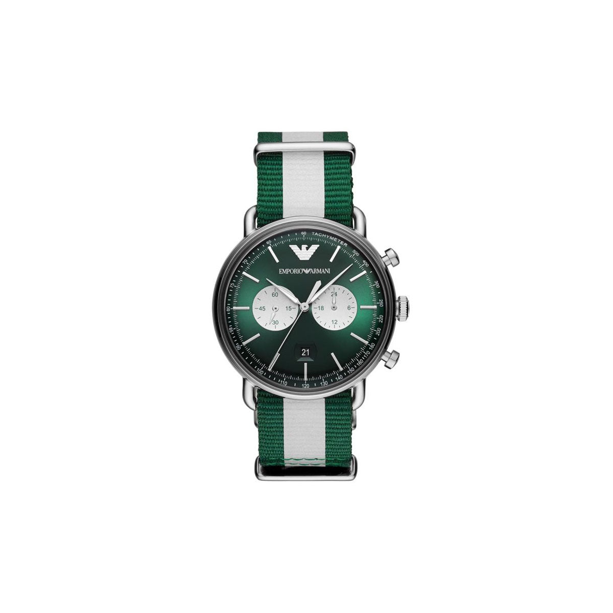 Emporio Armani AR11221 Men's Watch 43 Mm Green